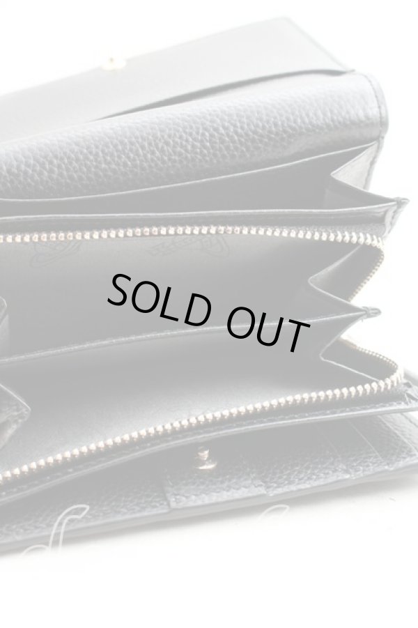 画像5: ヴィヴィアンウエストウッド 中古 / エグゼクティブレザー折リ財布  黒  H-26-02-15-113-wa-OD-ZH (5)