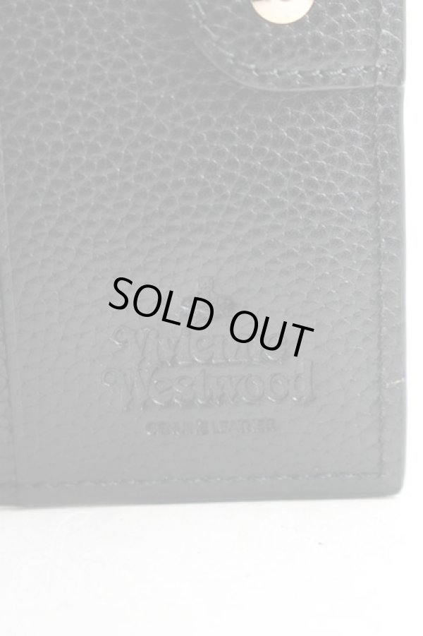 画像6: ヴィヴィアンウエストウッド 中古 / エグゼクティブレザー折リ財布  黒  H-26-02-15-113-wa-OD-ZH (6)