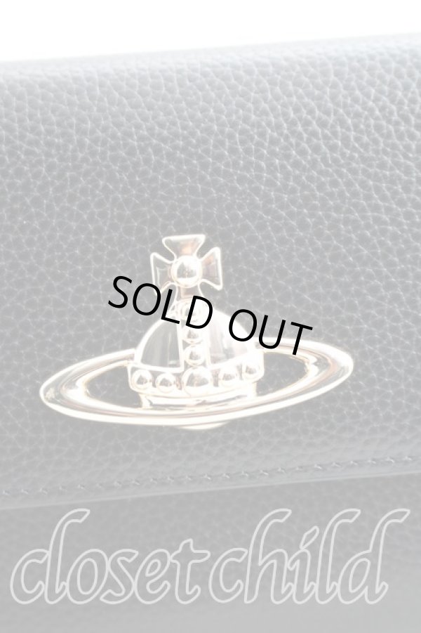 画像7: ヴィヴィアンウエストウッド 中古 / エグゼクティブレザー折リ財布  黒  H-26-02-15-113-wa-OD-ZH (7)