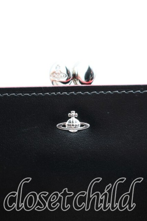 画像7: ヴィヴィアンウエストウッド 中古 / シンプルタイニー長財布  黒  H-26-02-15-114-wa-OD-ZH (7)