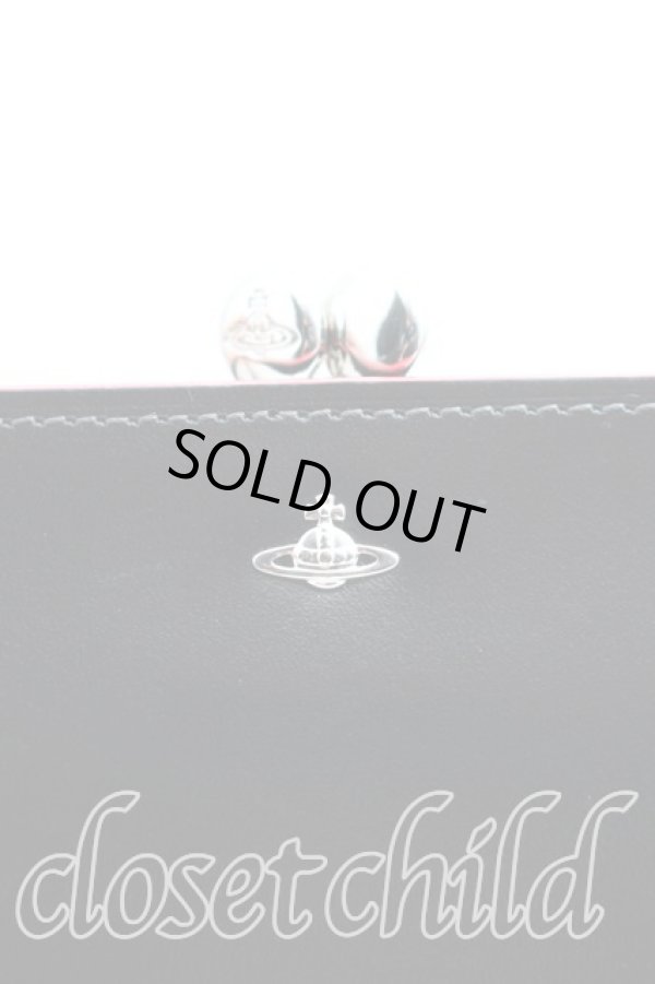 画像7: ヴィヴィアンウエストウッド 中古 / シンプルタイニー長財布  黒  H-26-02-15-114-wa-OD-ZH (7)