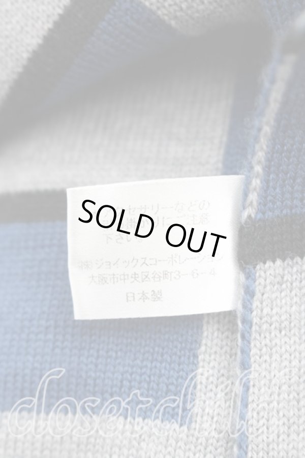 画像4: ヴィヴィアンウエストウッド MAN 中古 / チェッカーオーブマフラー  青  H-26-02-15-117-gd-OD-ZH (4)