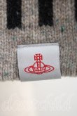 画像2: ヴィヴィアンウエストウッド 中古 / LIFE刺繍マフラー  ベージュ  H-26-02-15-118-gd-OD-ZH (2)