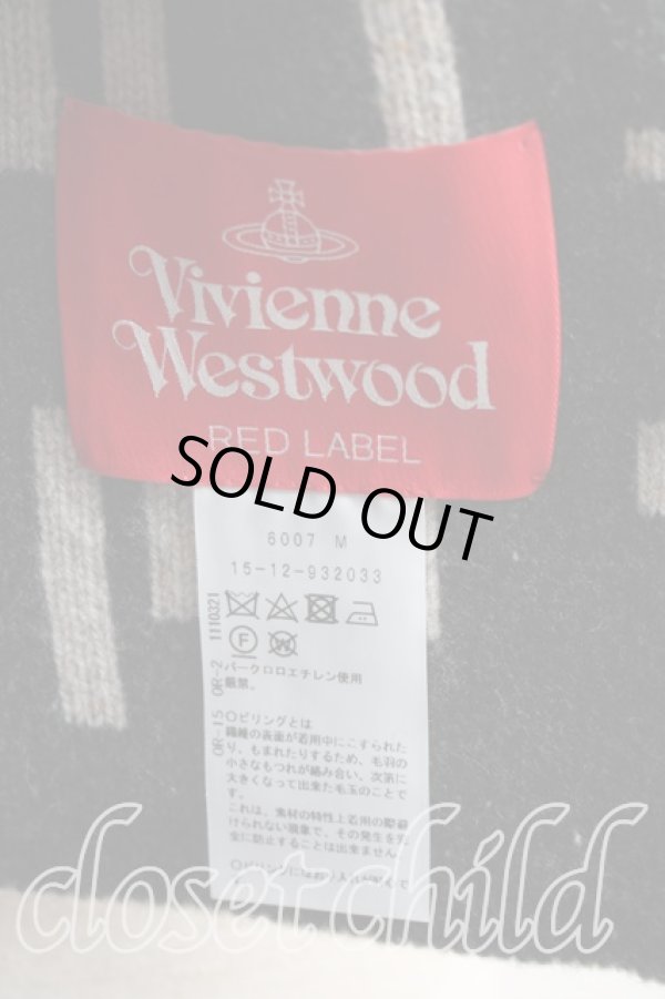 画像3: ヴィヴィアンウエストウッド 中古 / LIFE刺繍マフラー  ベージュ  H-26-02-15-118-gd-OD-ZH (3)