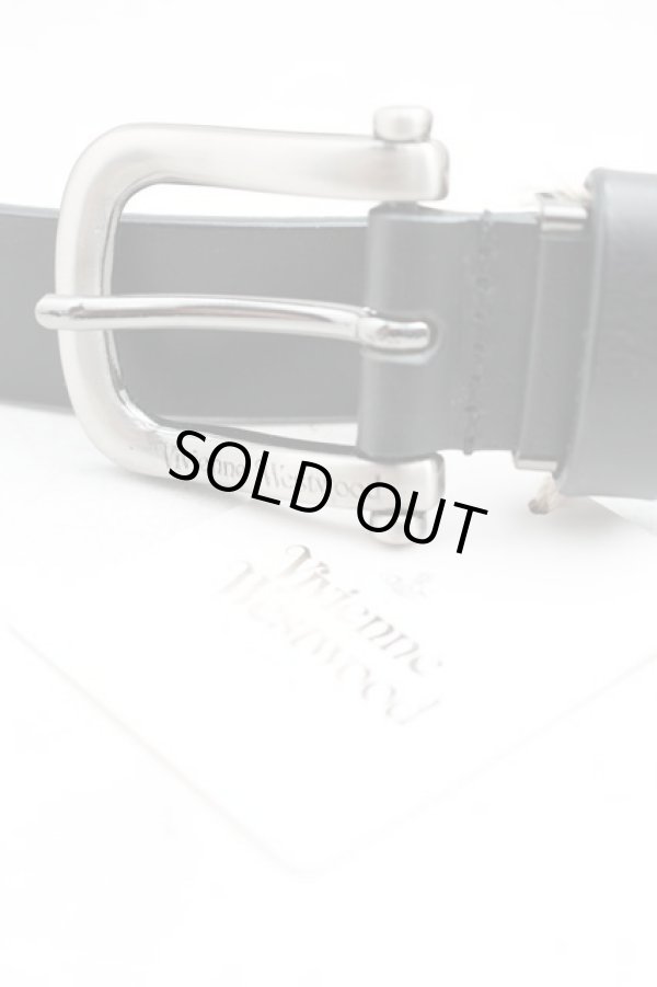 画像4: ヴィヴィアンウエストウッド 中古 / ベーシックベルト  黒  H-26-02-15-123-gd-OD-ZH (4)