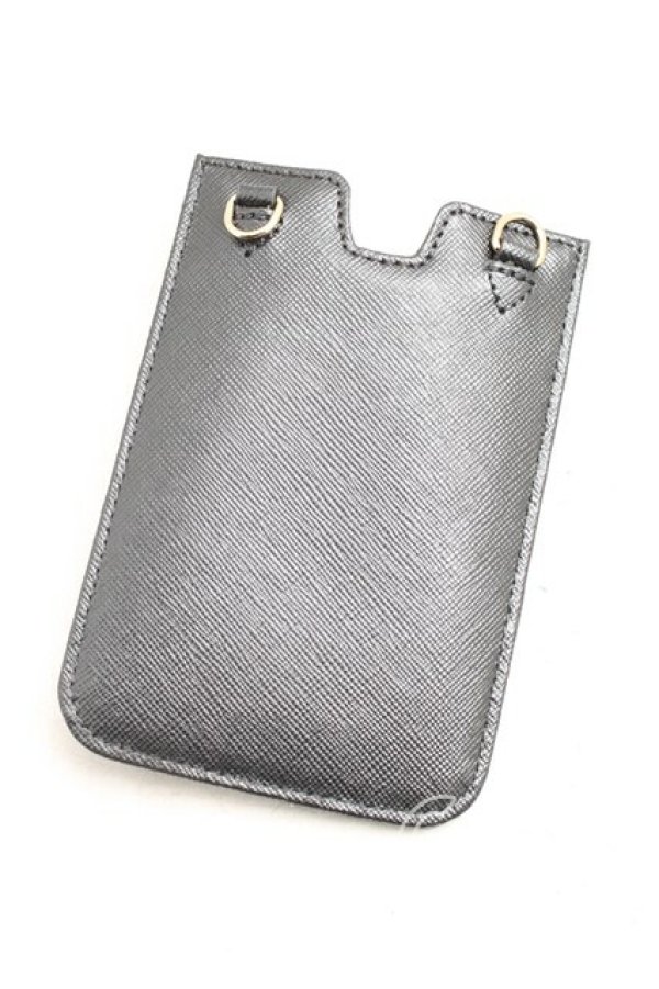 画像2: ヴィヴィアンウエストウッド 中古 / サフィアーノモバイルポーチ  黒  H-26-02-15-128-gd-OD-ZH (2)