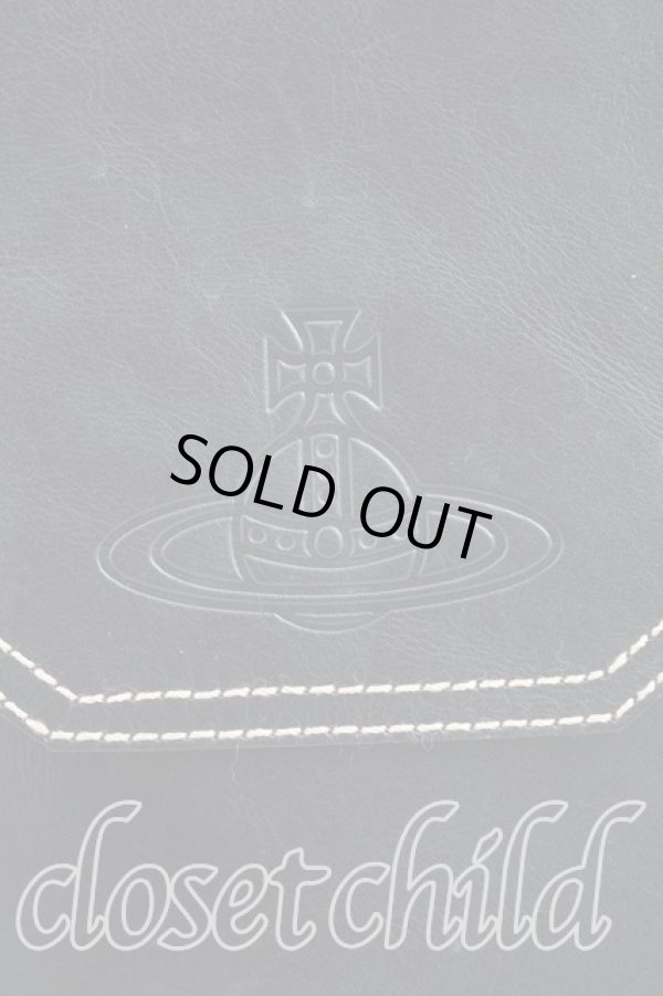 画像5: ヴィヴィアンウエストウッド 中古 / レザーポーチ  黒  H-26-02-15-129-gd-OD-ZH (5)