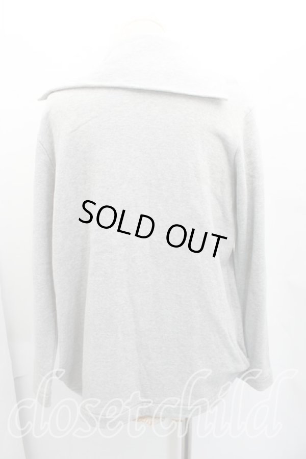 画像2: ヴィヴィアンウエストウッド MAN 中古 / ミントカラースウェットジャケット 48（メンズL相当） 灰  H-26-02-15-002-jc-OD-ZH (2)