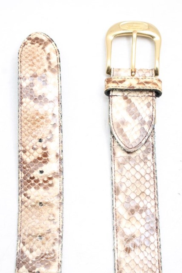 画像2: ヴィヴィアンウエストウッド 中古 / クロコベルト  ベージュ  H-26-02-15-135-gd-OD-ZH (2)