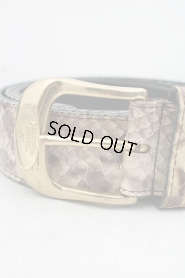 画像3: ヴィヴィアンウエストウッド 中古 / クロコベルト  ベージュ  H-26-02-15-135-gd-OD-ZH (3)