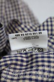 画像5: ANGLOMANIA 中古 / ギンガムチェック短剣ptシャツ 48（L相当） 紺  H-26-02-22-019-bl-OD-ZH (5)