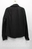 画像2: ヴィヴィアンウエストウッド 中古 / カラーオーブ刺繍シャツ III(11号相当） 黒  H-26-02-22-020-bl-OD-ZH (2)