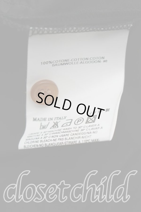 画像4: ヴィヴィアンウエストウッド 中古 / カラーオーブ刺繍シャツ III(11号相当） 黒  H-26-02-22-020-bl-OD-ZH (4)