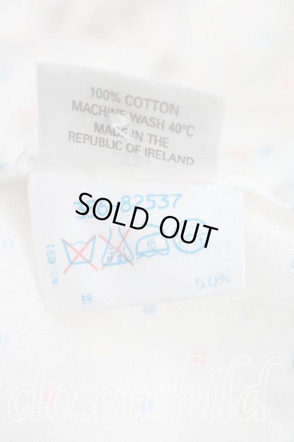 画像4: ヴィヴィアンウエストウッド 中古 / スノードット半袖ブラウス UK8（7号相当） 白  H-26-02-22-021-bl-OD-ZH (4)