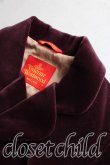 画像7: ヴィヴィアンウエストウッド 中古 / 別珍ベッティーナジャケット 40（9号相当） ボルドー  H-26-02-22-002-jc-OD-ZH (7)