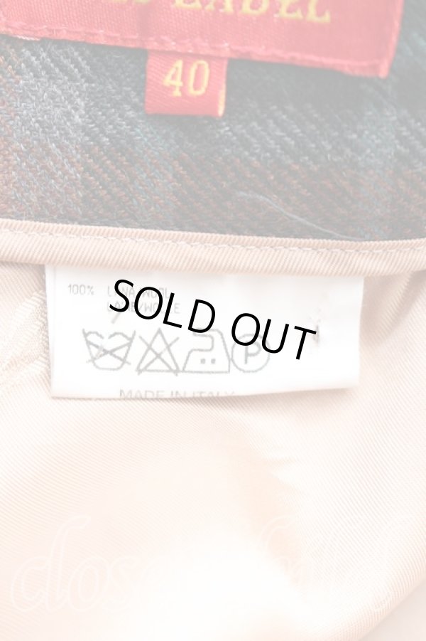 画像4: ヴィヴィアンウエストウッド 中古 / タータンチェックフレアスカート 40（9号相当） 茶ｘ緑  H-26-02-22-022-sk-OD-ZH (4)