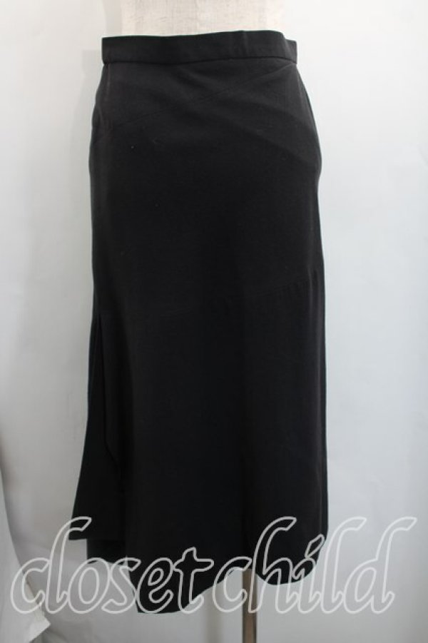 画像2: ヴィヴィアンウエストウッド 中古 / イレギュラースカート 40（9号相当） 黒  H-26-02-22-024-sk-OD-ZH (2)