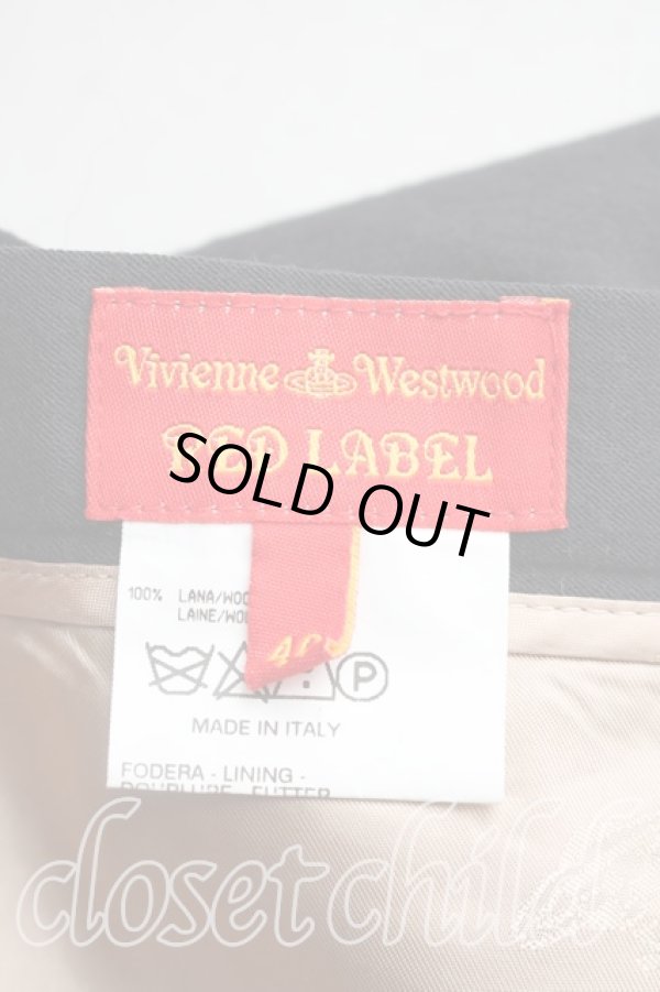 画像3: ヴィヴィアンウエストウッド 中古 / イレギュラースカート 40（9号相当） 黒  H-26-02-22-024-sk-OD-ZH (3)