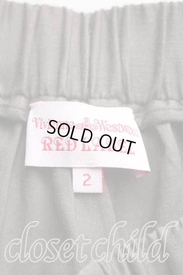 画像3: ヴィヴィアンウエストウッド 中古 / 変形プリーツスカート 2（9号相当） カーキ  H-26-02-22-028-sk-OD-ZH (3)