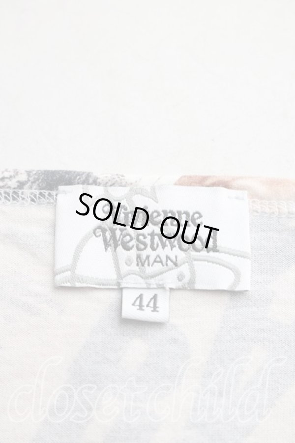 画像3: ヴィヴィアンウエストウッド MAN 中古 / インビテーションTシャツ 44（メンズS相当） マルチ  H-26-02-22-033-ts-OD-ZH (3)
