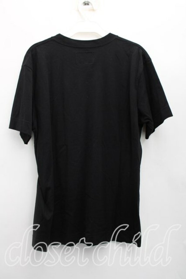 画像2: ヴィヴィアンウエストウッド MAN 中古 / LOGOS　Tシャツ 40（メンズXXS相当） 黒  H-26-02-22-034-ts-OD-ZH (2)