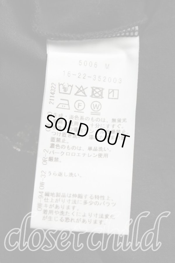 画像4: ヴィヴィアンウエストウッド MAN 中古 / LOGOS　Tシャツ 40（メンズXXS相当） 黒  H-26-02-22-034-ts-OD-ZH (4)