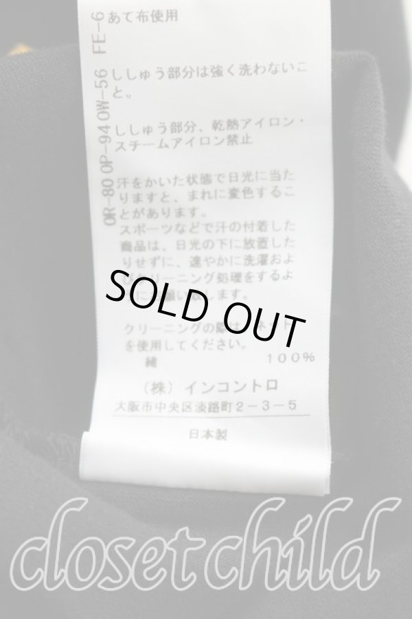 画像5: ヴィヴィアンウエストウッド MAN 中古 / LOGOS　Tシャツ 40（メンズXXS相当） 黒  H-26-02-22-034-ts-OD-ZH (5)