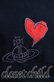 画像5: ヴィヴィアンウエストウッド MAN 中古 / HEART BADGE ORBTシャツ 44（メンズS相当） 黒  H-26-02-22-035-ts-OD-ZH (5)