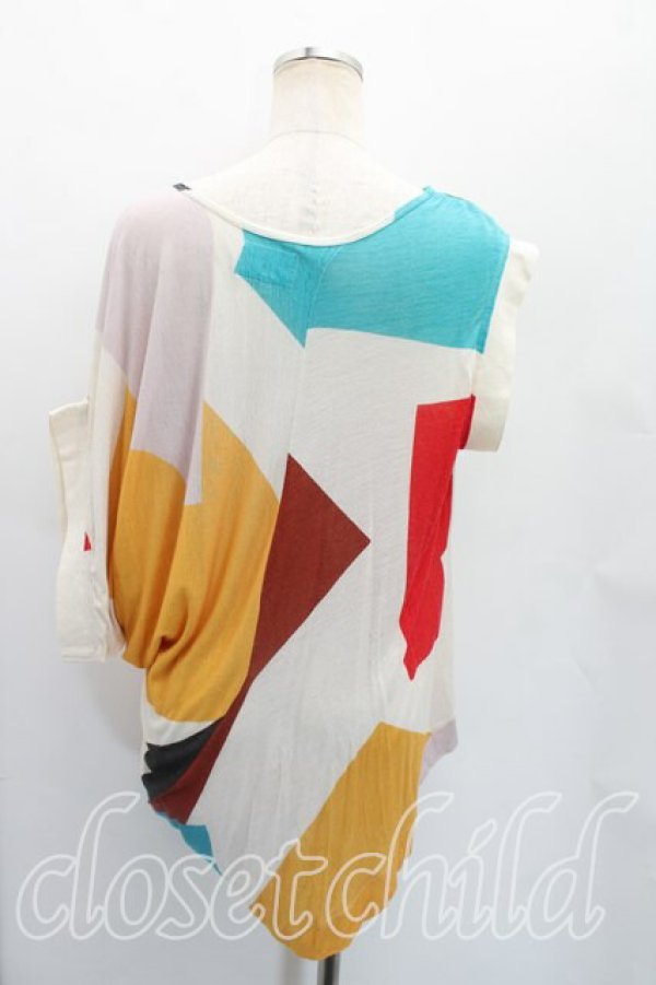 画像2: ANGLOMANIA 中古 / ドルマン変形カットソー 38（M相当） 生成  H-26-02-22-036-to-OD-ZH (2)