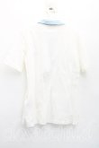 画像2: ヴィヴィアンウエストウッド MAN 中古 / アシンメトリックポロ 44（メンズS相当） 白ｘ青  H-26-02-22-039-to-OD-ZH (2)