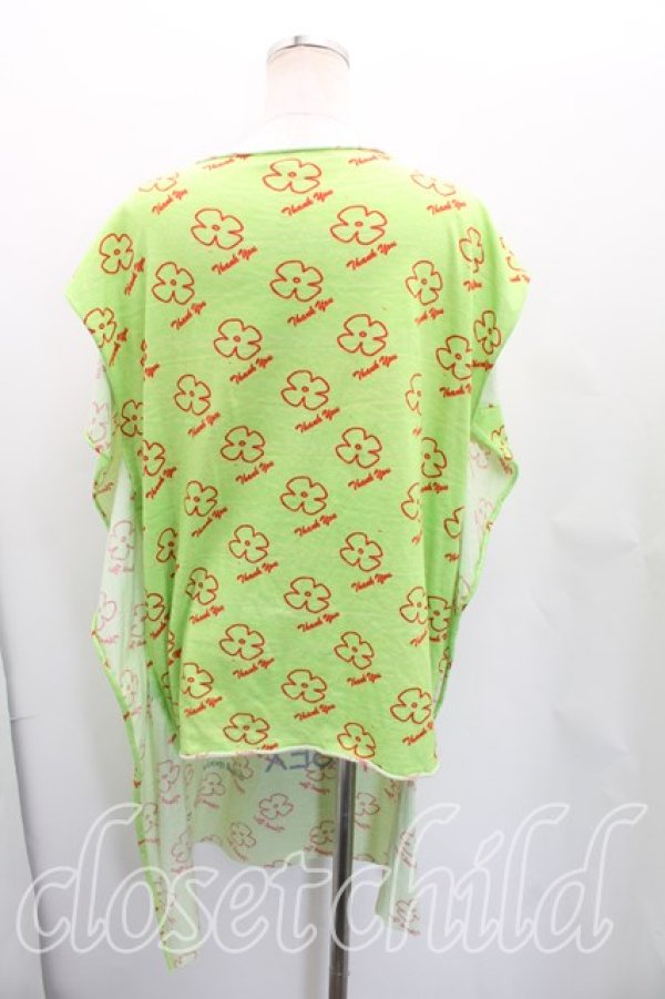 画像2: ヴィヴィアンウエストウッド 中古 / カウボーイスクエアTシャツ O/S 緑  H-26-02-22-040-to-OD-ZH (2)