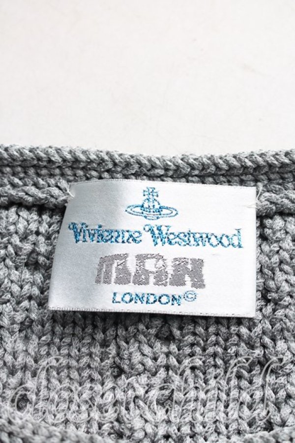 画像3: ヴィヴィアンウエストウッド MAN 中古 / ラメニットベスト   H-26-02-22-041-to-OD-ZH (3)