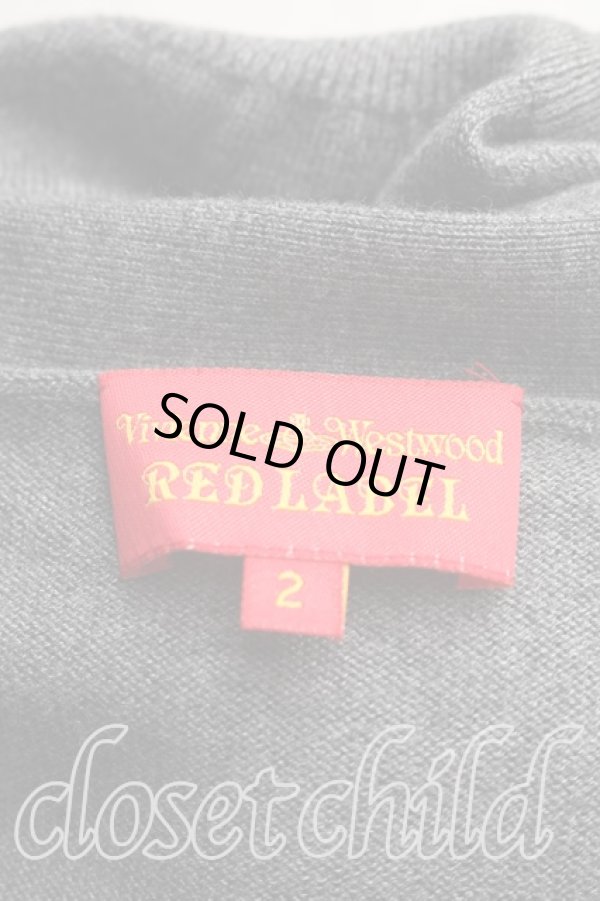 画像3: ヴィヴィアンウエストウッド 中古 / 単色オーブ刺繍タイフロントニット 2（9号相当） 灰  H-26-02-22-047-to-OD-ZH (3)