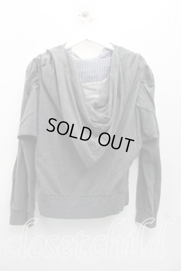 画像2: ヴィヴィアンウエストウッド 中古 / オーブスナップパーカー 3（11号相当） 灰  H-26-02-22-048-to-OD-ZH (2)