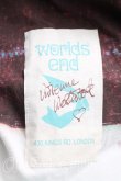 画像3: Worlds End 中古 / WE DRUNKEN TOP ワンサイズ 青ｘ茶  H-26-02-22-050-to-OD-ZH (3)