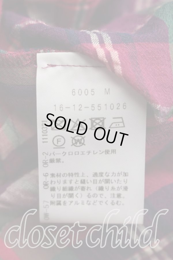 画像4: ヴィヴィアンウエストウッド 中古 / タータンチェックシャツワンピース 00（ワンサイズ） 紫ｘ緑  H-26-02-22-005-op-OD-ZH (4)
