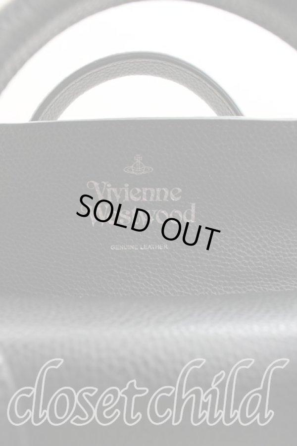 画像4: ヴィヴィアンウエストウッド 中古 / KELLY MEDIUM HANDBAG  ブラック  H-26-02-22-055-ba-IG-ZH (4)