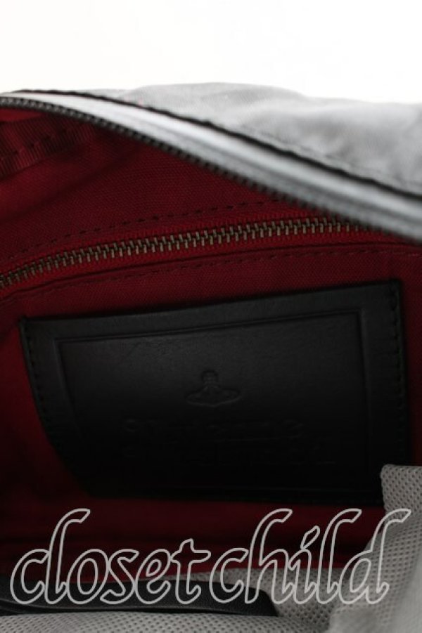 画像5: ヴィヴィアンウエストウッド 中古 / チェッカーORBショルダーバッグ  ブラック×レッド  H-26-02-22-058-ba-IG-ZH (5)