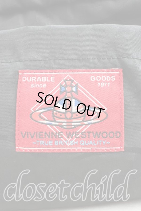 画像6: ヴィヴィアンウエストウッド 中古 / チェッカーORBショルダーバッグ  ブラック×レッド  H-26-02-22-058-ba-IG-ZH (6)