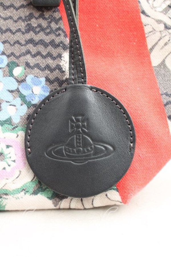 画像5: ヴィヴィアンウエストウッド 中古 /IZZARDトートバッグ  灰  H-26-02-22-059-ba-OD-ZH (5)