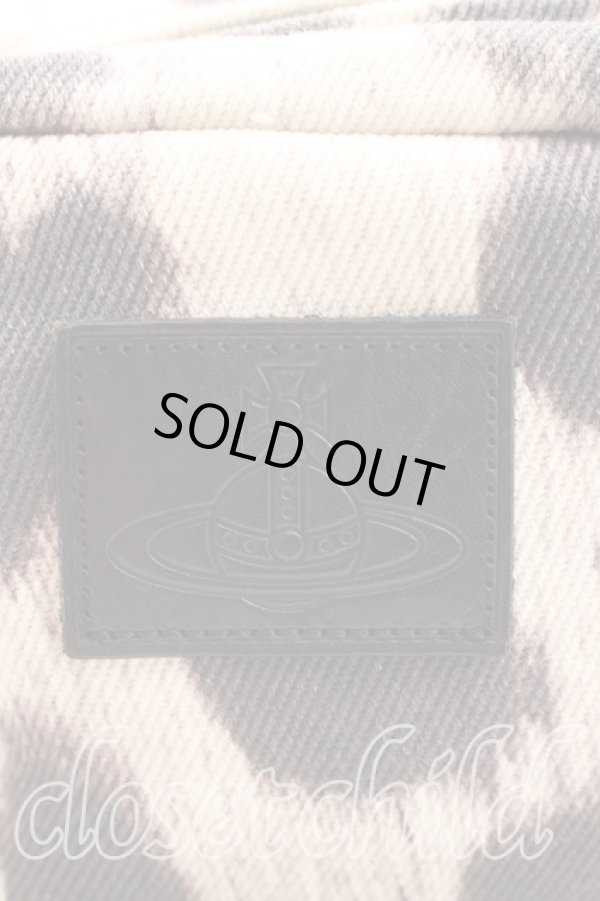 画像6: ヴィヴィアンウエストウッド 中古 / レオパードショルダーバッグ  ブラック×オフホワイト  H-26-02-22-060-ba-IG-ZH (6)