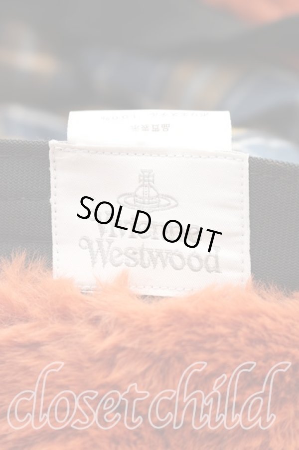 画像4: ヴィヴィアンウエストウッド 中古 / エコファーバケット  茶  H-26-02-22-068-ha-OD-ZH (4)