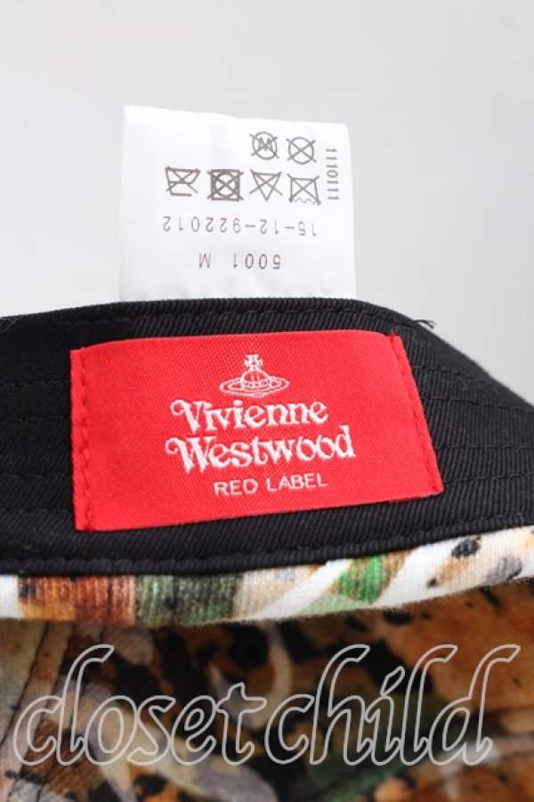 画像4: ヴィヴィアンウエストウッド 中古 / フラワーブーケキャップ  緑  H-26-02-22-069-ha-OD-ZH (4)