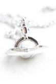 画像2: ヴィヴィアンウエストウッド 中古 / HOWLITE TINY ORB ネックレス  シルバー  H-26-02-22-071-nl-IG-ZH (2)