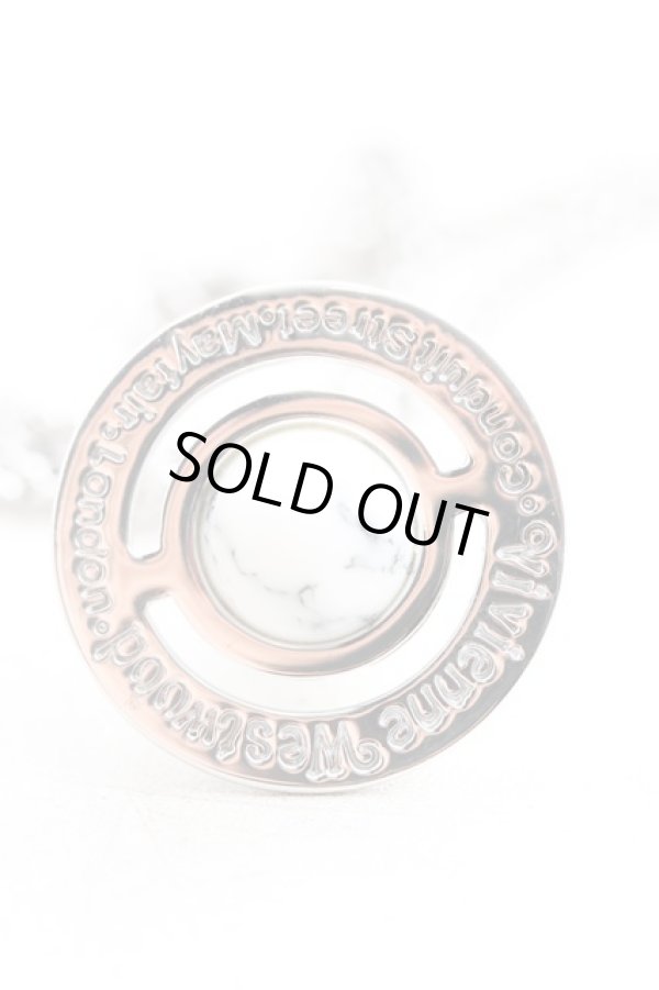 画像3: ヴィヴィアンウエストウッド 中古 / HOWLITE TINY ORB ネックレス  シルバー  H-26-02-22-071-nl-IG-ZH (3)