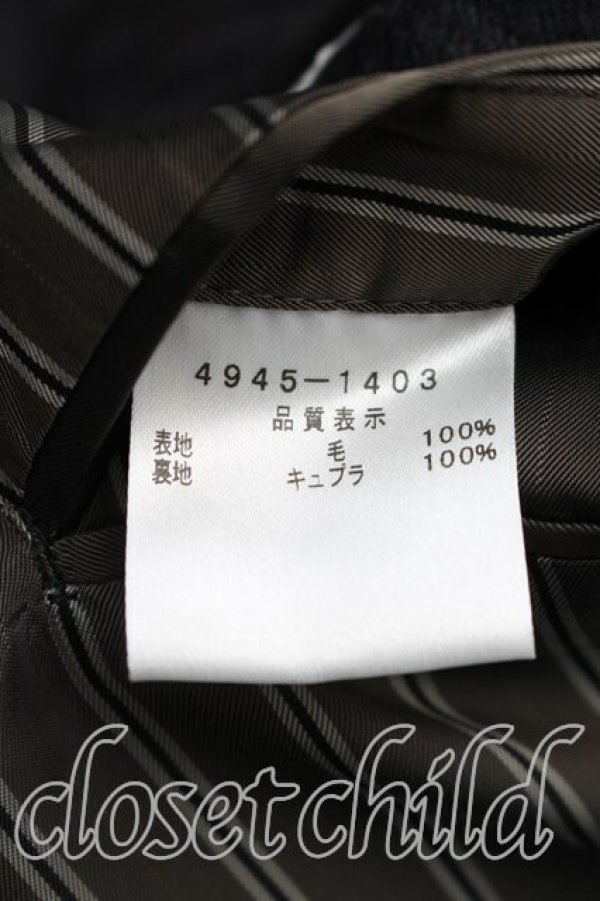 画像4: ヴィヴィアンウエストウッド MAN 中古 / ストライプダブルジャケット 44（メンズS相当） 黒ｘ灰  H-26-02-22-001-jc-OD-ZH (4)