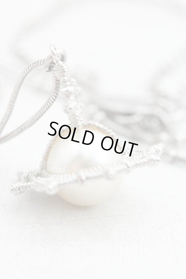 画像2: ヴィヴィアンウエストウッド 中古 / ISOLDE PEARLペンダント  シルバー  H-26-02-22-073-nl-IG-ZH (2)