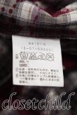画像4: ANGLOMANIA 中古 / レットイットロックタータンチェックシャツワンピース 38（7号相当） エンジ  H-26-02-22-007-op-OD-ZH (4)