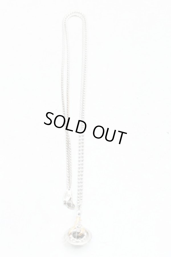 画像4: ヴィヴィアンウエストウッド 中古 / ギルダスモール3Dオーブペンダント  シルバー×ゴールド  H-26-02-22-074-nl-IG-ZH (4)