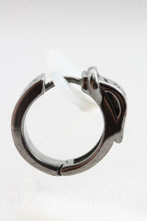 画像2: ヴィヴィアンウエストウッド 中古 / BOBBYシングルピアス  ガンメタ  H-26-02-22-076-er-OD-ZH (2)